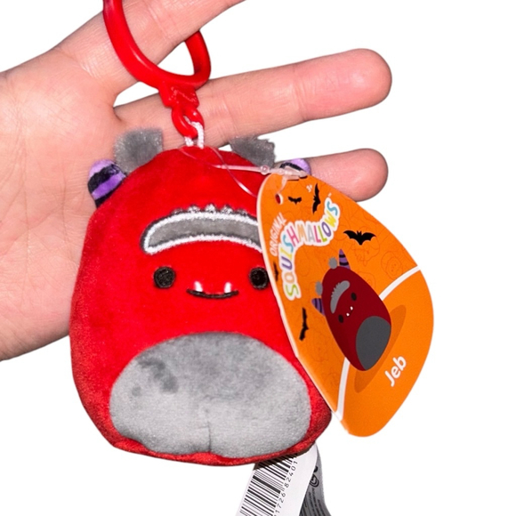 Halloween 2024 Jeb the Monster Squishmallows Clip Keychain Plush - Picture 4 of 5